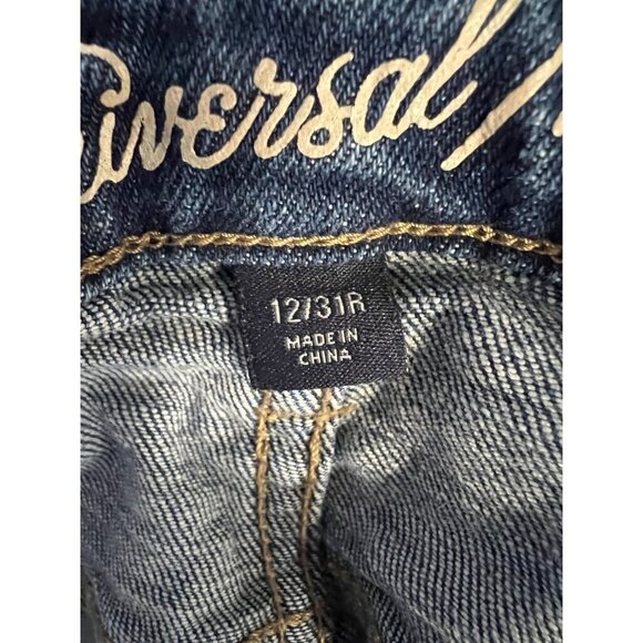 Universal Thread Mid Rise Boyfriend cut Jeans Woman's size 12 - Picture 5 of 6